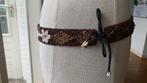 Bohemian riem schelpen en kralen., Kleding | Dames, Riemen en Ceinturen, Overige kleuren, 3 tot 5 cm, Verzenden, 90 tot 100 cm