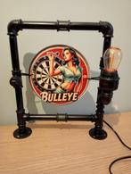 industriële handgemaakte steampunk lamp motief play darts, Ophalen of Verzenden, Nieuw