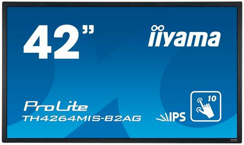 iiyama TH4264MIS-B2AG multi touch 46" monitor, Computers en Software, Monitoren, Zo goed als nieuw, DisplayPort, DVI, HDMI, VGA