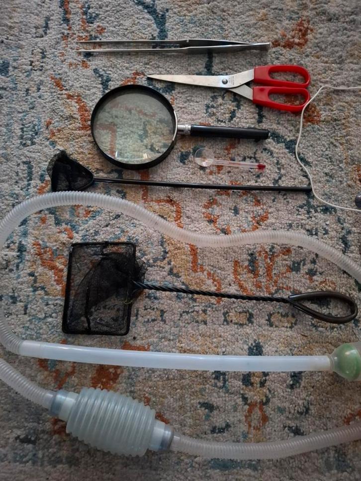 Aquascape set, co2,licht, maak van je 60l bak een aquascape!, Dieren en Toebehoren, Vissen | Aquaria en Toebehoren, Zo goed als nieuw