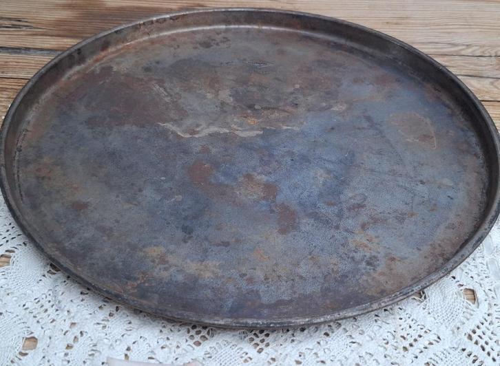 Oude doorleefde ronde bakvorm, Willow Australia, Antiek en Kunst, Antiek | Keukenbenodigdheden, Ophalen of Verzenden