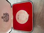 Bailiwick of Guernsey 25 pence 1972. Silver wedding. Zilver., Ophalen of Verzenden, Overige landen, Zilver