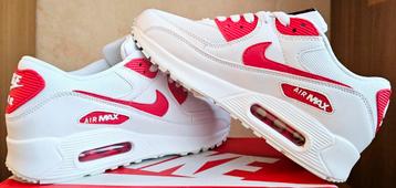 Nike air max 90 Wit / Rood Maat 41  beschikbaar voor biedingen