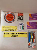 Vakbond Stickers - Industriebond NVV, CNV - Collectie, Verzamelen, Ophalen of Verzenden, Gebruikt