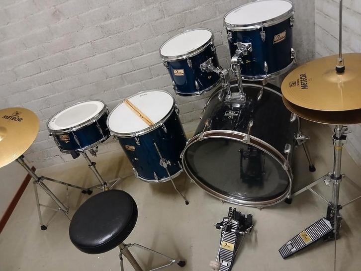 Compleet Drumstel - Klaar om te spelen!, Muziek en Instrumenten, Drumstellen en Slagwerk, Gebruikt, Overige merken, Ophalen of Verzenden