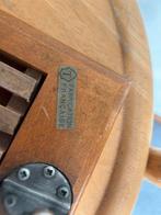 Antieke frans stokbrood mes met plank houten handvat, Antiek en Kunst, Ophalen of Verzenden