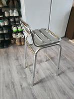 INDECASA Aluminium Barkrukken - Set van 4, Huis en Inrichting, Barkrukken, Ophalen, Gebruikt, Met voetsteun, 60 tot 90 cm