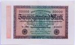 Duitsland 20.000 Mark 1923 ~ p85a(2) - ros.84B, Postzegels en Munten, Los biljet, Duitsland, Verzenden