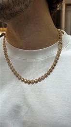 14KT Goud - 59.59 Gram - Ketting - Natuurlijke diamanten, Sieraden, Tassen en Uiterlijk, Kettingen, Ophalen, Gebruikt, Goud