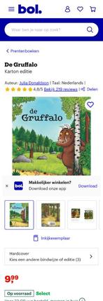 Kinderboek de gruffelo, Ophalen, Zo goed als nieuw