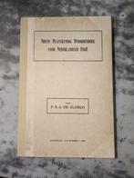 Antiek plantkundige woordenboek voor Nederlands Indië 1909, Antiek en Kunst, Ophalen of Verzenden