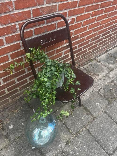 Vintage/industriele Balaji Klapstoel - oude zware kawalitei, Antiek en Kunst, Antiek | Meubels | Stoelen en Banken, Ophalen