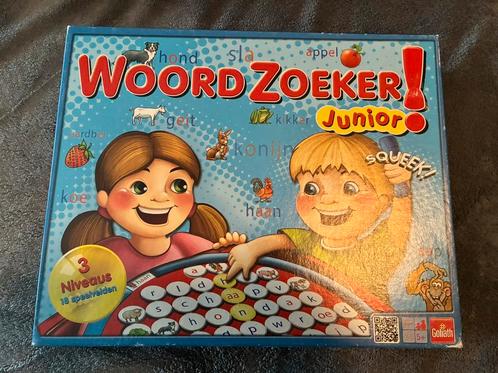 Ontzettend leuk spel woordzoeker junior, Hobby en Vrije tijd, Gezelschapsspellen | Kaartspellen, Zo goed als nieuw, Ophalen of Verzenden