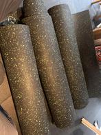 Rubber granulaat op rol crossfit personal training studio, Ophalen of Verzenden, Gebruikt, Fitnessmat