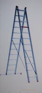 Altrex ladder 2x 12 treden  in Wellerlooi, Doe-het-zelf en Verbouw, Ladders en Trappen, Ophalen, Zo goed als nieuw, Ladder, Opvouwbaar of Inschuifbaar