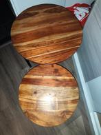 Ronde houten tafels, Ophalen, Gebruikt