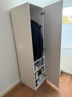 Kledingkast (hoogglans wit), Huis en Inrichting, Kasten | Kledingkasten, Ophalen, Zo goed als nieuw, 50 tot 75 cm, 200 cm of meer