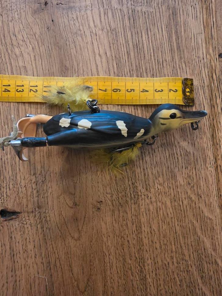 43-Vintage Vogel Kunstaas - Zeldzaam!, Watersport en Boten, Hengelsport | Roofvissen, Gebruikt, Overige typen, Verzenden