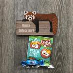 Traktatie label – Rode panda – Printable, Verzenden, Nieuw