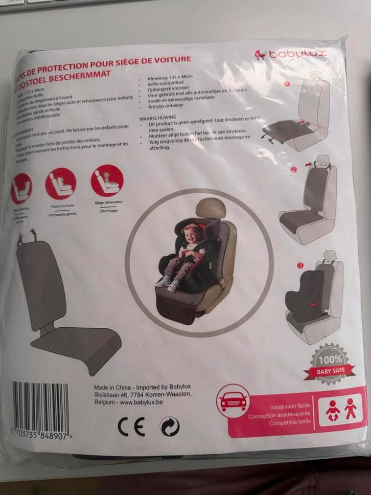 Autostoel Beschermmat - 2 Stuks Nieuw in Verpakking, Kinderen en Baby's, Autostoeltjes, Nieuw, Overige merken, Autogordel, Ophalen of Verzenden