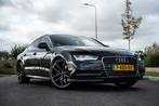 Audi A7 2.0 TFSI / S-line / Leder / NL / Cruise / Stoelverw., Auto's, 4 cilinders, 1984 cc, 4 stoelen, Zwart