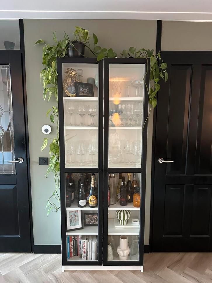 Ikea billy kast, Huis en Inrichting, Kasten | Boekenkasten, Zo goed als nieuw, 50 tot 100 cm, 200 cm of meer, 25 tot 50 cm, Met deur(en)