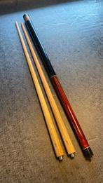 Biljartkeu eSbee Cues mod. Titan met twee toppen, Sport en Fitness, Ophalen of Verzenden, Zo goed als nieuw, Keu of Ballen