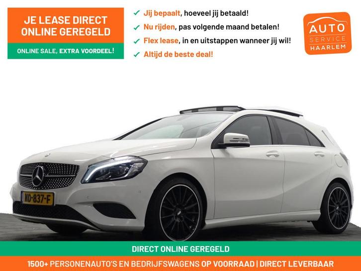 Mercedes-Benz A-Klasse 180 d AMG Night Edition Aut- Panorama, Auto's, Mercedes-Benz, Bedrijf, Te koop, A-Klasse, ABS, Airbags