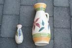 2 x West Germany mid century vaas (45cm en 20cm), Verzenden