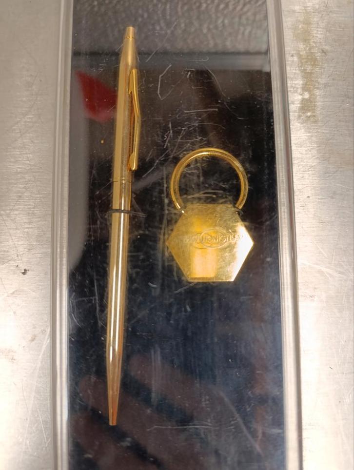 Honig limited edition gouden balpen in doosje, Verzamelen, Pennenverzamelingen, Nieuw, Balpen, Overige merken, Met doosje, Ophalen of Verzenden