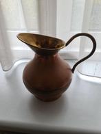 Koperen Kan met Messing Accenten, Ophalen of Verzenden, Koper