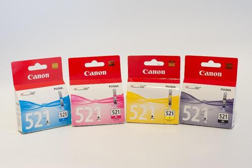 Canon 521 original cartridges inkt, Computers en Software, Printerbenodigdheden, Nieuw, Cartridge, Ophalen of Verzenden