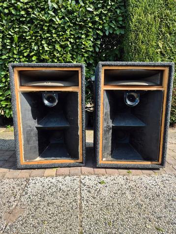 2 hoorngeladen topkasten 2x12 inch RCF 1x JBL hoorn beschikbaar voor biedingen