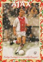 Ajax kerstkaart Ronald de Boer, Ophalen of Verzenden, Gebruikt, Ajax, Poster, Plaatje of Sticker