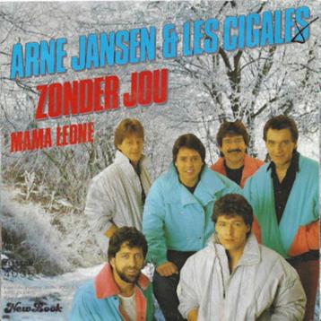 ARNE JANSEN & les CIGALES  1983   TOPPER !!!  J538 beschikbaar voor biedingen