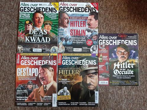Alles over Geschiedenis (5x coverstory Hitler/nazi's), Boeken, Tijdschriften en Kranten, Zo goed als nieuw, Wetenschap en Natuur