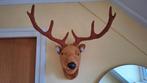 Pluche hertenkop, Ophalen of Verzenden, Zo goed als nieuw, Hert, Gewei of Kop