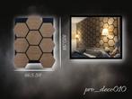 Akoestische Decoratie Panelen hexagon, Doe-het-zelf en Verbouw, Platen en Panelen, Ophalen, Nieuw, Overige materialen, Minder dan 20 mm