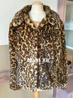 Panterprint bontjas XL - Carnaval!, Ophalen of Verzenden, Gedragen, Maat 46/48 (XL) of groter