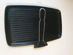 Guardini gietijzeren grillpan, gebruikt, doorsnee 33x19cm, Ophalen, Gebruikt, Gietijzer, Keramische plaat