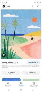 Henry Rivers Ixxi 1m x 1.40m, Huis en Inrichting, Woonaccessoires | Schilderijen, Tekeningen en Foto's, Nieuw, 75 tot 100 cm, Print
