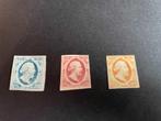 postzegels Nederland NVPH 1-2-3 ongebruikt eigen verzameling, Postzegels en Munten, Verzenden, T/m 1940