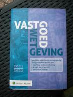 Vastgoed Wetgeving  Wolters Kluwer 2021-2022, Boeken, Studieboeken en Cursussen, Ophalen of Verzenden, Zo goed als nieuw, HBO
