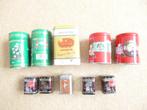 Verzameling theeblikjes groot €1,00 en klein €0,50, Verzamelen, Blikken, Ophalen of Verzenden, Zo goed als nieuw