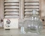 Set Franse stopflessen glazen apothekersflessen 500 ml, Antiek en Kunst, Antiek | Glas en Kristal, Ophalen of Verzenden