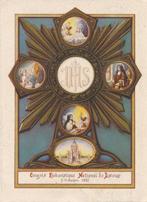Prachtig devotieprent Congres  te Lisieux 1937, Verzenden, Zo goed als nieuw, Kaart of Prent, Christendom | Katholiek