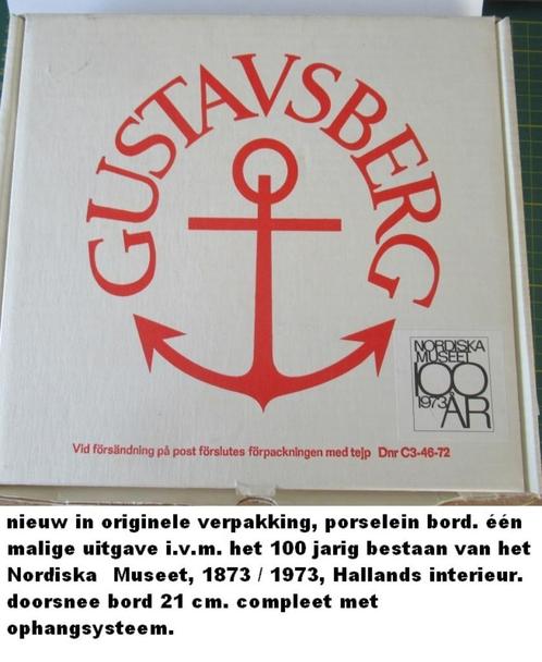 nieuw porselein wandbord, Zweden, 1973, Hallands interieur, Verzamelen, Overige Verzamelen, Nieuw, Ophalen of Verzenden