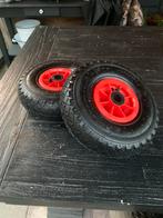 Twee wielen voor steekwagen of bolderkar, 60 tot 80 liter, Ophalen, Zo goed als nieuw, Steekwagen