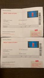 Kaarten west side story, Tickets en Kaartjes, Theater | Musical, Twee personen, December