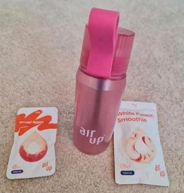 AirUp drinkfles roze – als nieuw – met 4 pods beschikbaar voor biedingen